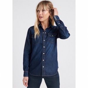 LF CARMAR Pearl Snap Denim Shirt